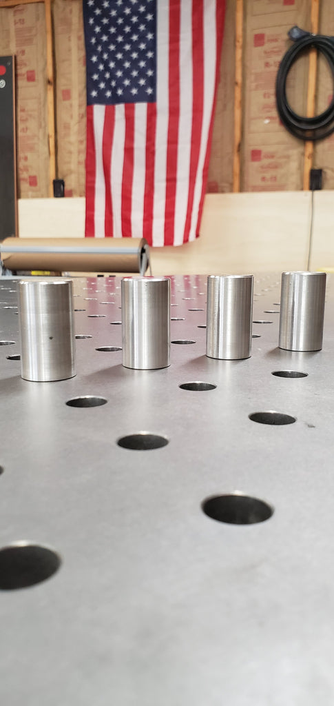 Aluminum (6061) fixture stops X4 (16mm)