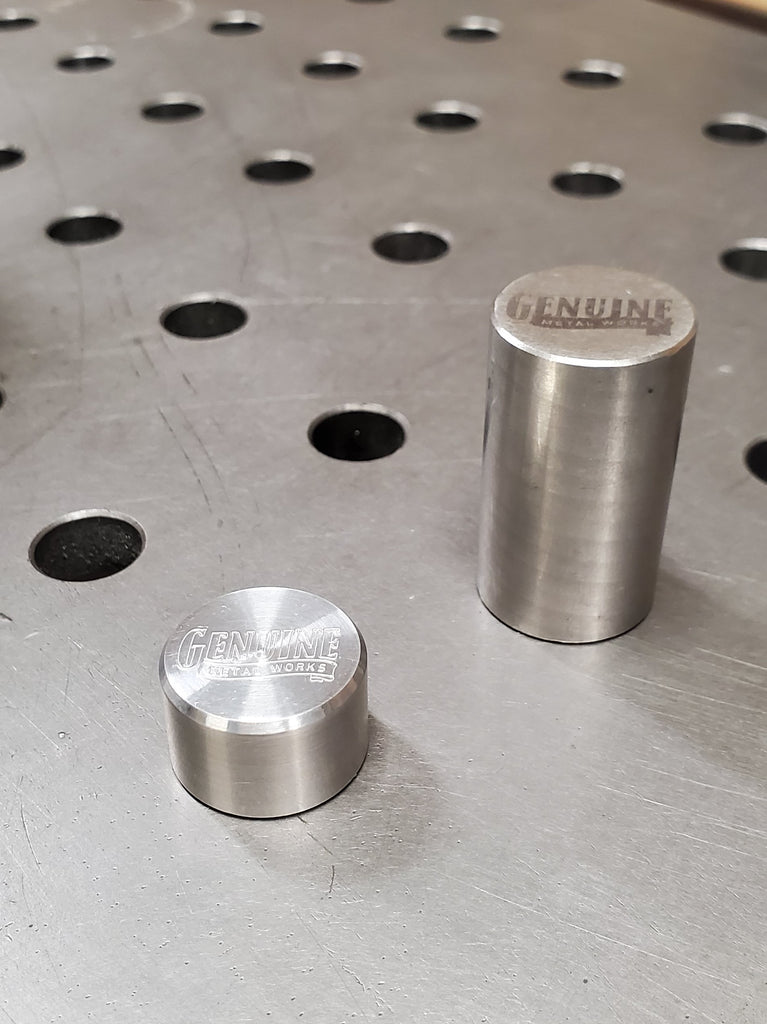 Shorty aluminum stops- for tables with 5/8" and 16mm